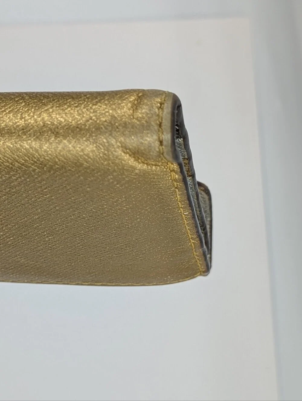 Michael‎ Kors Wallet Golden Metallic Slim Envelope Snap Long Organizer Trifold